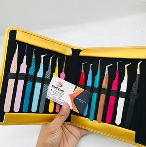 แหนบต่อขนตาสแตนเลสแบบมืออาชีพแหนบปลายแหลมแบบยั่งยืน - Product Image 4