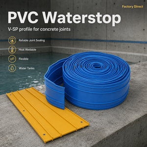 Sistema de Impermeabilización de Juntas de Hormigón Sofuco Modelo V SP Tipo ASTM PVC con Precio Competitivo para Infraestructuras en el Extranjero - Product Image 1