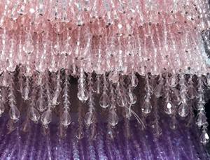 ขอบพลอยเทียมทำด้วยมือพู่ลูกปัดกูตูร์ - Product Image 2