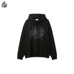 Venta caliente Nueva llegada Sudaderas con capucha de diamantes de imitación para hombres Estilo único Transpirable Ligero Hombres Sudaderas con capucha de diamantes de imitación - Product Image 1