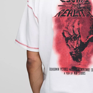 Vente en gros du fabricant T-shirt pour hommes T-shirt en coton lourd T-shirt d'impression numérique surdimensionnée personnalisée Concevez le vôtre! - Product Image 4