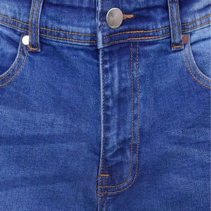 Denim 100% coton pour hommes, écologique, décontracté, robuste, taille moyenne, relax, taille droite, style vieilli avec logo personnalisé - Product Image 4