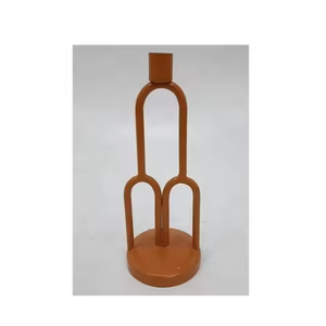 เชิงเทียนโลหะติดทนนานพร้อมฐานทรงกลมสำหรับตกแต่งบ้านในวันคริสต์มาส - Product Image 2