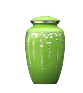 Adult Cremation Urns for Male/Female Funeral Urn for Human Ashes Decorative Urns for Ashes <b>Large</b> <b>Keepsake</b> <b>Box</b> (Royal Green) - Product Image 1