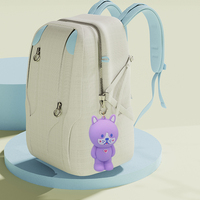 Grosir murah mini lucu dompet koin gesper dompet anak-anak silikon dompet koin ritsleting gantungan kunci dompet koin hadiah kecil untuk anak-anak