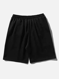 Pantalones cortos de algodón personalizados Unisex diseñador corto baloncesto sudor 3D pantalla espuma Puff estampado pantalones cortos para hombres - Product Image 2