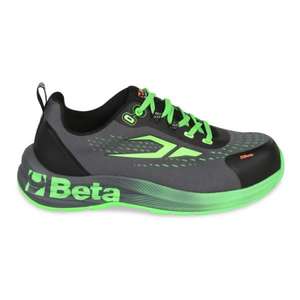 BETA-RENEGADE Zapatos de seguridad de tela tejida Duraderos y transpirables con detalles en verde - Product Image 1