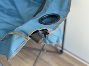 Huy Gia Silla doble ligera Diseño moderno Silla de picnic plegable de metal para uso al aire libre-Beach Camping Park Field - Product Image 2