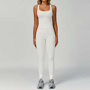 Vêtements de yoga pour femmes, produits d'usine en gros, 2 pièces, vêtements de sport sans couture, ensembles de sport pour femmes, ensembles de yoga pour femmes - Product Image 3