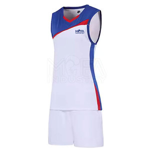 New Design Customizable Comfortable Polyester Quick Dry Breathable Volleyball Uniform Set Unisex Adult High Quality Fashionable - Product Image 2