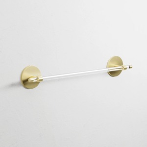 Toalleros de metal y acrílico aptos para entornos residenciales y comerciales, bellamente elaborados por artesanos indios. - Product Image 5