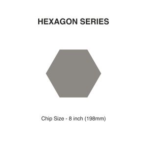 Solide et durable 198mm Fullbody Porcelaine 8 "Hexagone Mosaic Tiles Matt Glossy pour les contremarches d'escalier Lobby et murs de réception - Product Image 2