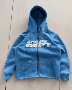 Sudadera con Estampado Puff Personalizada, 500 g/m², 420 g/m², Sudadera con Cremallera y Estampado Puff de Alta Calidad, Fabricante - Product Image 1