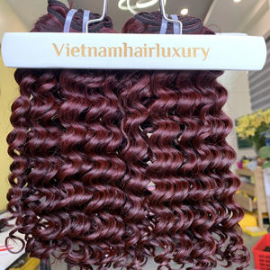 Pelucas de cabello humano ondulado del océano vietnamita enredos y extensiones de alta calidad - Product Image 3