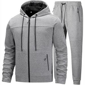 Conjunto de Sudadera con capucha de invierno de última calidad, ropa deportiva, nuevo conjunto de hombre, chándal de Jersey de calle a la moda - Product Image 3