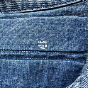 Vêtements d'extérieur surdimensionnés chauds à la mode hommes Original 100% coton moto veste décontractée unisexe rembourré Denim veste - Product Image 6