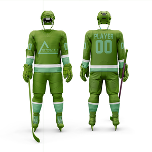 Vente en gros OEM ODM maillots de hockey sur glace sublimés personnalisés vêtements de sport pour équipes fournisseur d'usine - Product Image 4