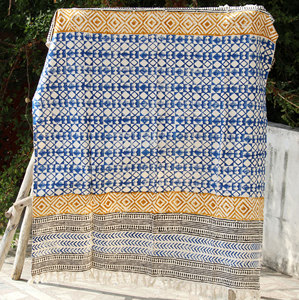 Tapis fait main, tapis indien imprimé à la main, tapis intérieur extérieur, tapis Navajo Kilim, tapis Boho - Product Image 2