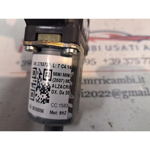 MOTORINO ALZAVETER DELANTERO DERECHO MINI Cooper 2ª Serie 2753722 9HZ (06>13) - Product Image 6