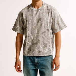 Camiseta Informal de Algodón con Diseño Personalizado, Lisa, Holgada, con Hombros Caídos para Hombre, Hecha en Pakistán, Camisetas para Hombre - Product Image 1