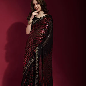 EL ÚLTIMO DISEÑADOR HERMOSO RICO PALLU JACQUARD TRABAJA EN TODO EL SAREE - Product Image 1