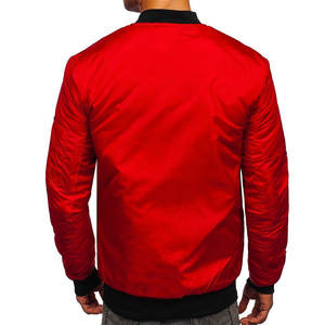 Chaquetas de bombardero para hombre de alta calidad para ropa informal para adultos, chaqueta de bombardero para hombre hecha a medida a bajo precio - Product Image 4