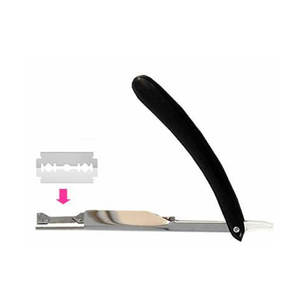 Rasoir droit professionnel pour barbier, couteau à raser en acier inoxydable - Product Image 5