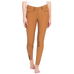 Pantalones de mujer ecuestres de primera calidad, medio agarre, ajuste suave, ropa personalizada, venta al por mayor, pantalones de montar a caballo - Product Image 6