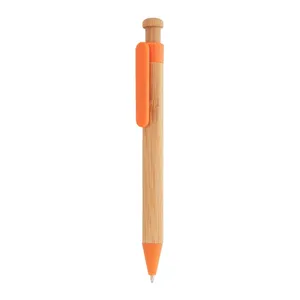Penna a Sfera in Bambù Ecologica Looky, Gadget Sostenibile per l'Ufficio - Product Image 2