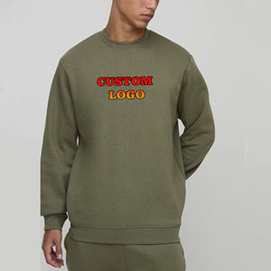 Recién llegado 2025 100% algodón básicos para hombres sudaderas transpirables personalizables de gran tamaño hombro caído cómodo Hombre Sudaderas con capucha - Product Image 1