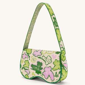 Bolso de mano con bordado artesanal con hilo colorido - Product Image 1