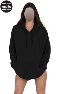 Sudadera con capucha Premium elegante de mezcla de algodón para Unisex 100% Sudadera con capucha de algodón teñido liso para ropa de invierno informal - Product Image 2