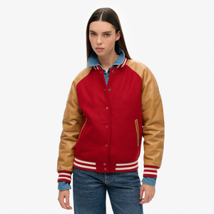 New Winter Collection <b>Women</b> Clothing Varsity <b>Jackets</b> Custom Brand Adult Size <b>Women</b> <b>Jackets</b> <b>Lightweight</b> Slim Fit Varsity <b>Jackets</b> - Product Image 1
