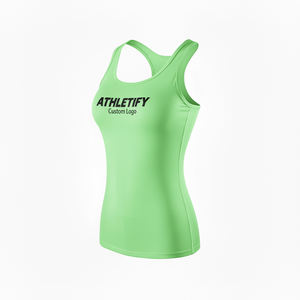 Womens Quick Dry Racerback Sports Tank Top Yoga <b>Gym</b> Activewear Fitness Running Vest Comfortable Breathable Apparel - Product Image 1