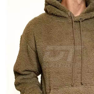 Latest Design <b>Men's</b> <b>Sherpa</b> <b>Hoodies</b> Basics Cotton Blended <b>Hoodies</b> OEM Service <b>Men's</b> <b>Sherpa</b> <b>Hoodies</b> - Product Image 4