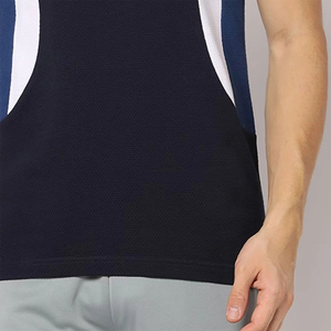 Camisetas Deportivas para Hombre al por Mayor, OEM, Más Vendidas, con Logotipo Impreso, de Poliéster y Algodón, Ajustadas al Cuerpo, para Correr, Gimnasio, Secado Rápido, Casuales - Product Image 4