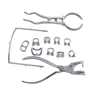 Juego de Pinzas de Goma para Dique Dental para Procedimientos de Endodoncia, Kit de Aislamiento Quirúrgico Dental con Dique de Goma - Product Image 3