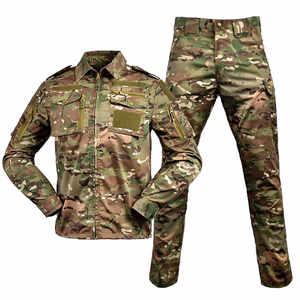 Uniforme tactique pour hommes, ensemble de camouflage, tissu respirant sur mesure, vêtements d'extérieur deux pièces durables et confortables, imperméables - Product Image 4