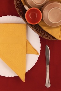 100% ensemble de serviettes en satin de coton à séchage rapide serviette en lin solide blanc tissé pour la maison hôtels restaurants utilisation durable de la cuisine - Product Image 4