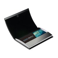Porte-cartes de visite en cuir et porte-cartes de visite personnalisé et monogrammé