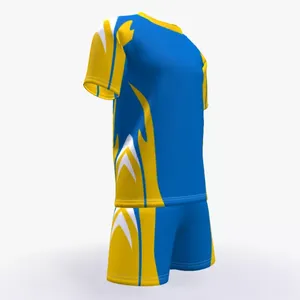 Camiseta de fútbol personalizada 100% poliéster camiseta de fútbol de manga corta y corta camiseta de fútbol Vintage - Product Image 3