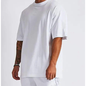 Camiseta de verano lavada transpirable de alta calidad para hombre, recién llegada, talla grande, venta al por mayor, servicio OEM, gran oferta, tela de Jersey - Product Image 2