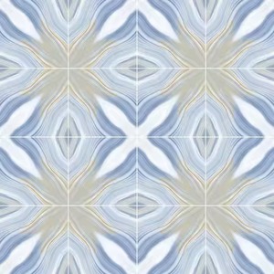 Modern Rustic 600x600mm Bookmatch Indoor Ceramic Floor <b>Tiles</b> Polished Porcelain Continuous Pattern Glossy Matte Finish 600x600mm - Product Image 4