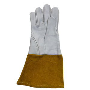 High Quality XL Size Tig Welding <b>Gloves</b> Leather <b>Long</b> Sleeve Mitts Heat Resistant for Safety Use OEM Cheap Price - Product Image 2