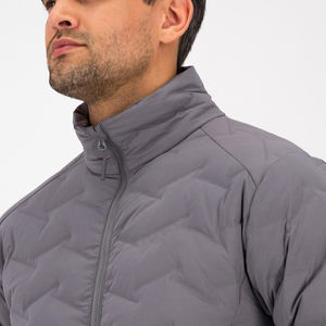 Veste matelassée pour homme à logo personnalisé, nouveau design, coupe ample, vêtements décontractés, mode, veste matelassée épaisse pour homme pour l'extérieur - Product Image 4