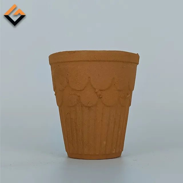 Биоразлагаемое терракотовое почвенное (митти) стекло для молока, коктейлей, Ласси и напитков, чашка для напитков, чай Кои и кофейная чашка, глиняная посуда