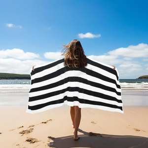 Meilleure vente serviette de plage en microfibre impression personnalisée par sublimation séchage rapide et sans sable pour une utilisation sur la plage en été - Product Image 3