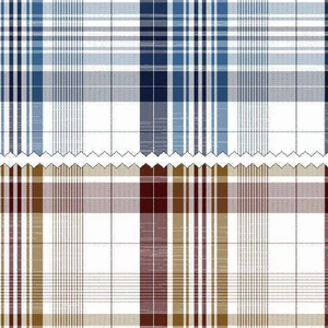 Cuadros Oxford de algodón y lino teñido de hilo de lujo para camisas y vestidos Mercado internacional de exportación - Product Image 1