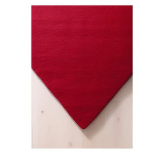 Alfombra antideslizante de lana moderna de primera calidad con mechones a mano, pelo alto, diseño rojo en forma de corazón, sala de estar abstracta, comedor, dormitorio para niños, hogar - Product Image 6
