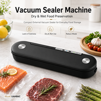 60kPa 110W 28cm 3.3L/min 86C Steam scellage multi-sacs cuisine alimentaire machine sous vide soudeuse emballage alimentaire
